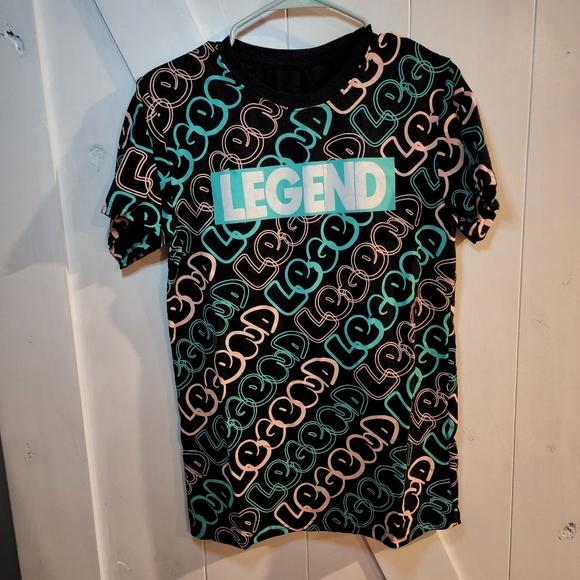 Multi color slogan T-shirt - Picture 1 of 2